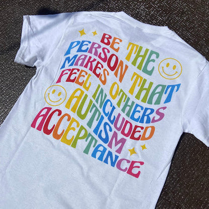 Camiseta Autism Acceptance ❤️